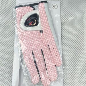 Ladies Pink Golf Left Glove - Size S